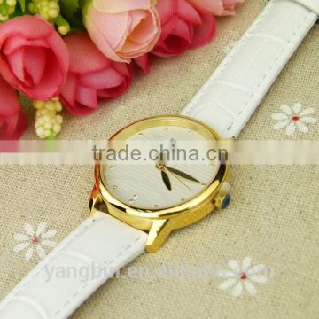 Vogue design free shipping ladies leather western wrist watches