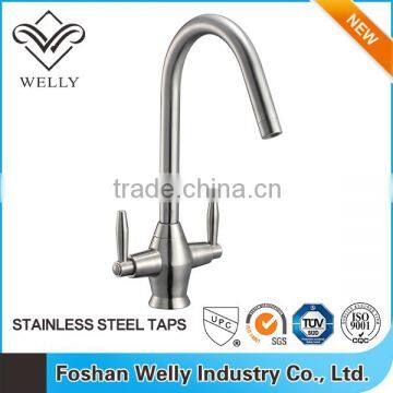 Dual Handle Sainless Steel Sink Taps