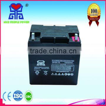 Valve Regulated Good Quality 12V 24Ah Battery 12V Lead Acid Battery