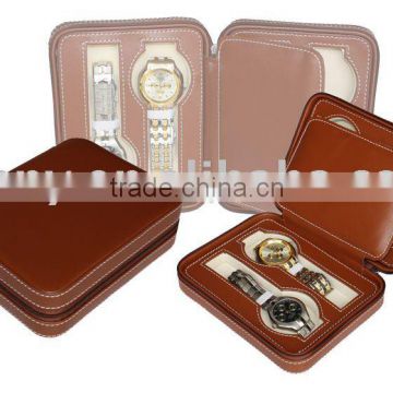 Travel Leather Portable Watch Case