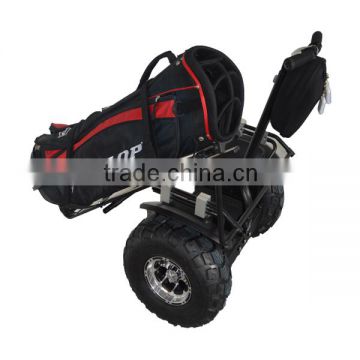 Good quality two wheel golf carts,self balance electric scooter with golf bag carrier
