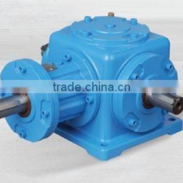 1.5 : 1 ratio gearbox T series of bevel gear reducer support customization