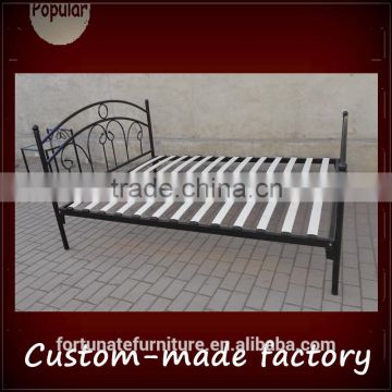 European style double metal bed frame