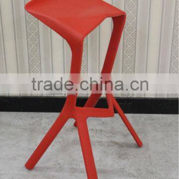 New design plastic bar stool chair/ modern style bar stool