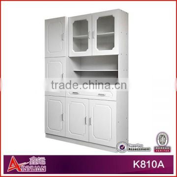 K810A White mdf kitchen cabinet skins from Foshan factory