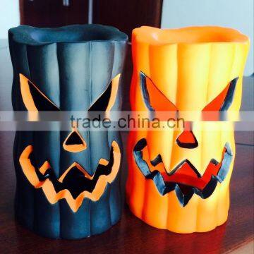 2015 newest Novety Halloween party gifts,LED toy pumpkin candle lantern