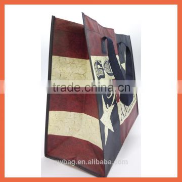 Laminated PP Non woven for shopping , promotion or gift bag