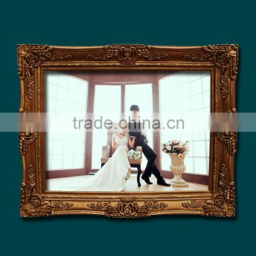 Beautiful wedding frame, home decoration resin picture photo frame wholesale