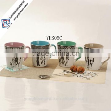 Glazed Stoneware mug with decal printing
