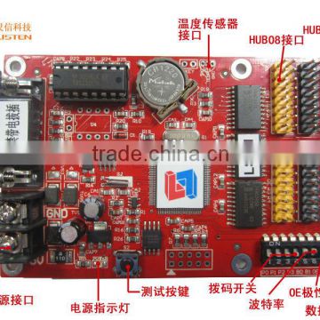 LS-T1 Electronic Screen Driving Card with NET and Serial Port (LS-T1) Support tri-color and single color LED Message Sign