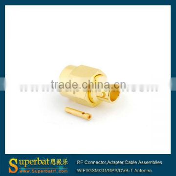 RP-SMA Solder Plug(female pin) connector for .086" cable connector din