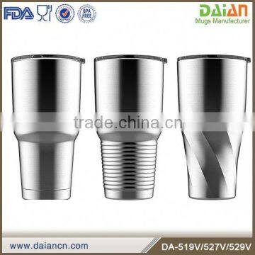 OEM custom printed stainless steel mug 30oz