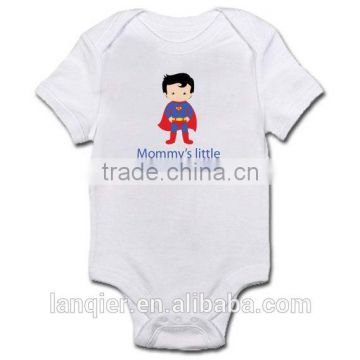 Mommy's little superhero baby cloth set, baby romper