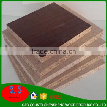 China manufacturer flakeboard high-quality melamine chipboard to european market for rice straw board