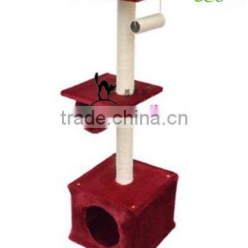 Red cat tree Sbelle pet products