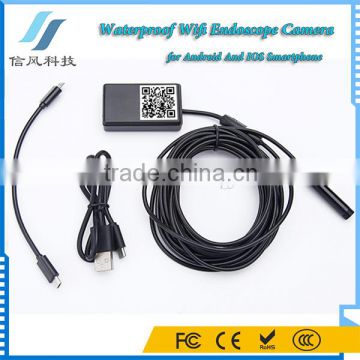 5M Wifi Smartphone Android And IOS Waterproof Endoscope Camera Inspection Camera
