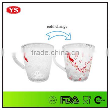 300 ml china expresso glass cups with handle