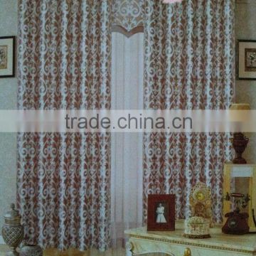 100%Polyester Jacquard style with luxury kitchen curtain valance