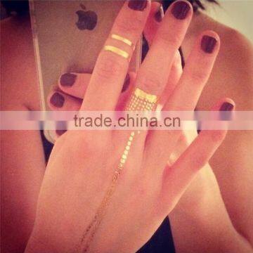 Transfer Metallic Ring Tattoo Sticker