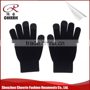 Wholesale Daily Life Usage screen touch hand Sublimation Printing cotton string knit glove