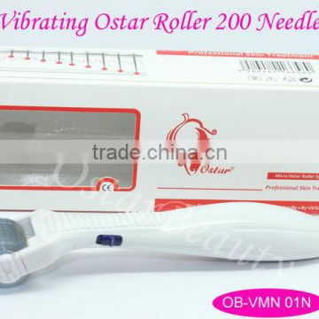 (2014 Best Sale) Led facial roller vibrating derma roller for sale