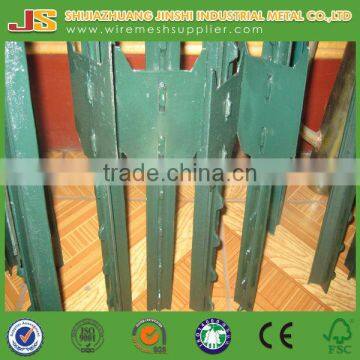 Heavy duty studed metal T post for fencing