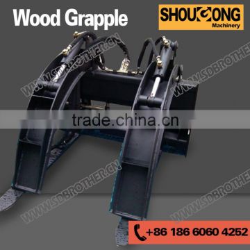 Skid Steer Attachment Wood Grapple