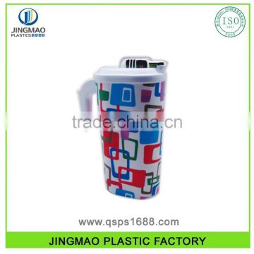 2000ML OEM Service Colorful Plastic Water Jug With Lid