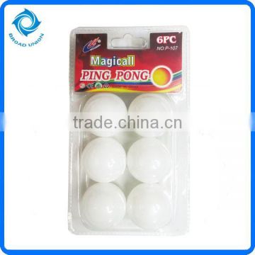 Plastic Table Tennis Ball