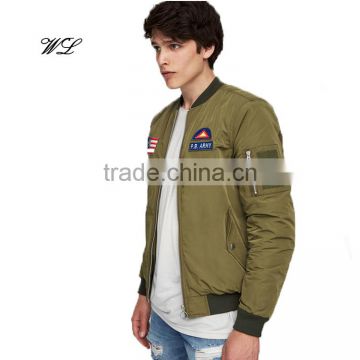 Best selling men's patch jacket bomber jacket custom men's clothing