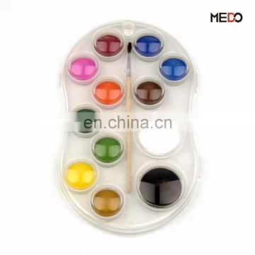 12 colors high quality new style art watercolor set