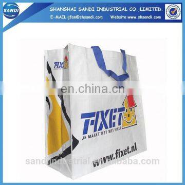 High quality LOGO printed promotional shopping pp bag