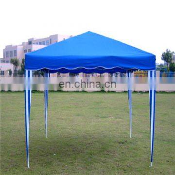 blue color waterproof customized logo manual gazebo tent