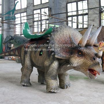 LORISO5023 animatronic dinosaur kids ride for amusements park