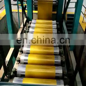 Hot selling coated steel yellow color ppgi with high quality for yellowboard