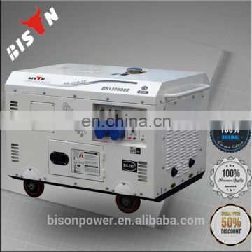 BISON China Taizhou AC Single Phase Silent Diesel Generator With AVR for Home Diesel Generator Set 10kv