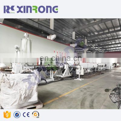High pressure large diameter hdpe pipe extrusion line double wall corrugated pipe extrusion equipment