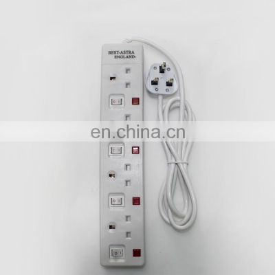 Astra Cheap Price Power Socket 13A Outlet Power Electrical UK standard household Extension socket Independent switch sockets