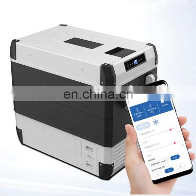 Tri-use Home ac power RV dc power outdoor battery supply 30L seafood meat fast mini freezer fast cooling Car refrigerator
