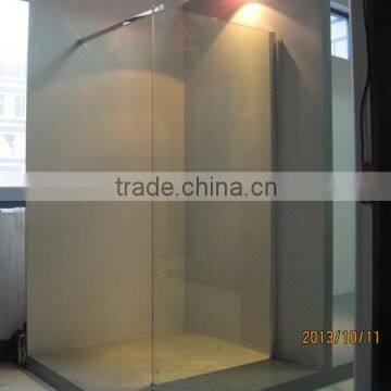 Uk walkin glass screen, EN12150 glass screen, popular bathroom Nano glass screen