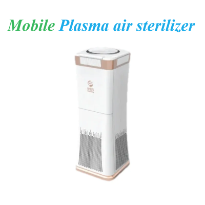 Mobile plasma air sterilizer for disinfection of hospital, home, and public spaces