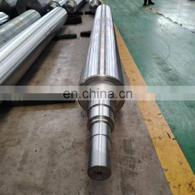 Customized heavy duty main shaft heat treatment input output large shaft