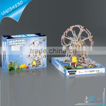 DIY Kids Toys Metal Brick Toy Ferris Wheel