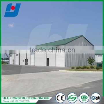 Sustainable prefabricated steel structure building workshop
