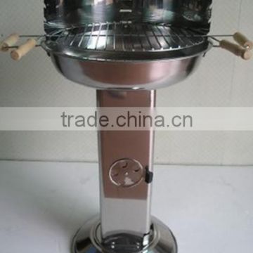 17.inch round shape stainless steel barbecue