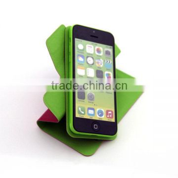 Newest hot selling leather mobile phone flip case