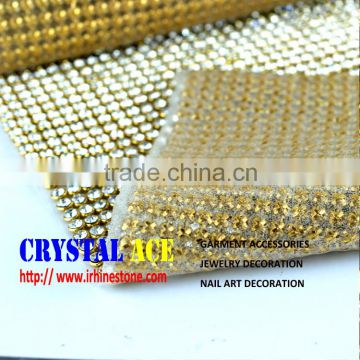 Transfer Crystal Diamond Trims 120*45cm, Hotfix Cristal Strass Mesh, Iron on Cristal Rolls Wholesale