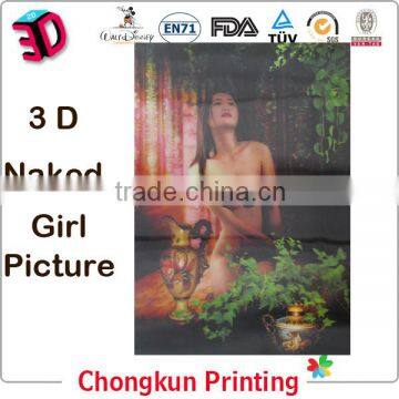 Free women photo hot girl 3d lenticular picture