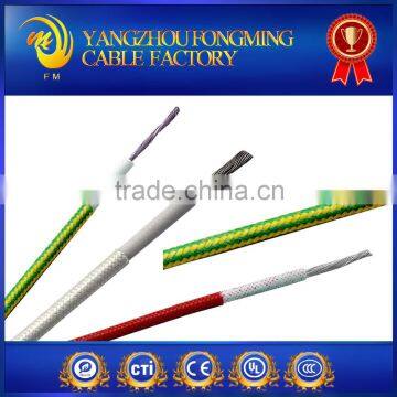 UL3071 fiberglass braided silicone rubber insulation tinned copper wire