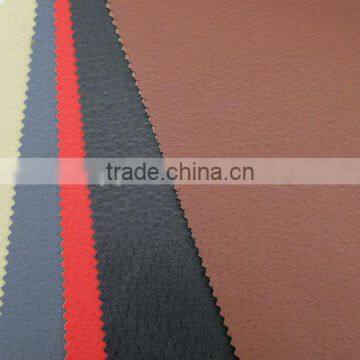 PU leather 0.65mm ostrich grain garment leather